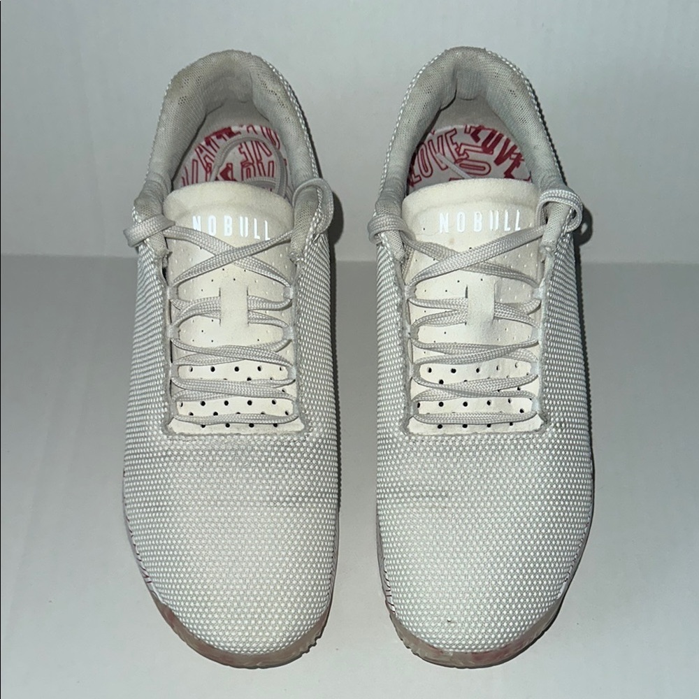 NOBULL White Sneakers Lightweight Knit Design all love